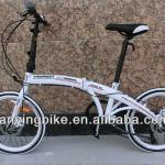 2014 the latest fashionable folding bike with F/R disc brake-16 20 26
