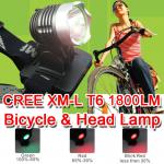 1800LM Cree XML XM-L T6 cycling LED Bike Bicycle Light