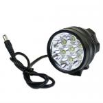 High bright 7x Cree XML T6 Led Bicycle Bike Headlight Flashlight Lamp 6400mah battery