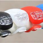 Bike Bicycle Cycling LED frog Front Rear flash Light lamp GEL Silicone