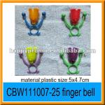 Wholesale Plastic Cute Cartoon bicycle Finger Bell-CBW111007-25