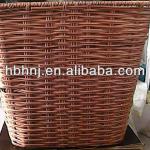 durable plastic woven front bicycle basket-HNJ-D-8601