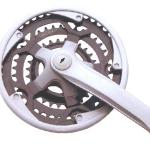 bicycle parts mountain bike chainwheel and crank/steel chainwheel and crank/28/38/48Tchainwheel and crank