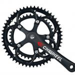 X-TASY Anodized Black Durable Road Bicycle Crankset XD2-421-XD2-421