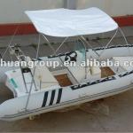 PVC/Hypalon semi rigid inflatable yacht-DH 135 Inflatable yacht