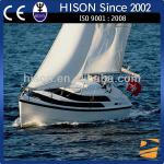 Hison 26ft Sailboat antique model outboard motor Cruising Yacht for sale luxury decoration