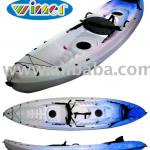 Double sit on top kayak, 2 person kayak, plastic kayak 2+1 seat