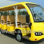 CE approved all-plastic 72V 5kW low floor city sightseeing bus for sale-Q5B GD14Q