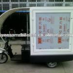 Scooter advertising trailer,mobile pizza advertising lightbox