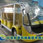 Electric sightseeing bus-