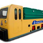 12 MTs double cabs battery locomotive for underground coal mines