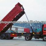 380hp end dump truck 12-wheel end dump truck 8x4 end tipper trailer-