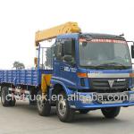 Foton 3 axles boom truck crane,9 ton crane truck