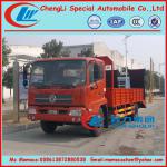 15tons slide flat bed recovery truck,parts flatbed truck loading excavator truck