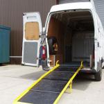 2.0/2.3/2.5/2.8/3.0m x 800mm Solid Van Ramp, Heavy Duty 500kg Bi Fold Ramp