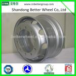 2014 Hot sale Factory direct BETTER Brand steel wheel rim for dump truck 22.5 22.5*9.00 wheel rim for dump truck