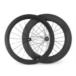 700C 23mm Width 60mm clincher Front carbon bike wheel 88mm Rear wheel carbon bicycle wheelset