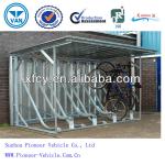 Best Quality Galvanized Semi Vertical Multi Bike Parking Stand(ISO SGS SUV Approved) PV-SV03