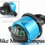 Bike Bicycle Mount Bracket Bell Ring With Mini Compass