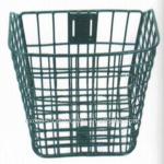 black new developed steel bicycle basket