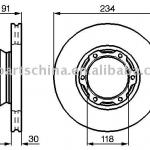 brake disc,brake rotor 6704210112 Mercedes-benz