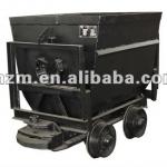 bucket tipping mining car with cast steel wheel on rail KFU