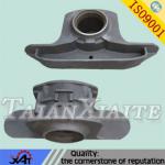 cast steel coated sand casting machining for train parts axle block custom made