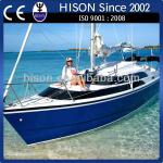 China leading PWC brand Hison relaxing fancy sailboat sailboat