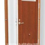 Class A60 singleleaf fireproof door (with window, fire hole &amp; escape louver) CGFM-II