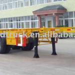 Container transport semi trailer