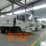 dognfeng 8 cbm street sweeper truck , road cleaning truck DFL1140B2