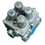 Four circuit protection valve