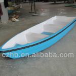 Good performance fiberglass rowing boat for 2-4 person fishing in the river new arrivel 2013