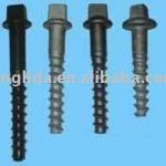 good quality screw spikes ,dog spikes M24*198,M24*185,Ss,OEM