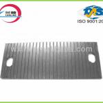 Grooved rubber vibration isolator pad for UIC 60 rail Rubber pad