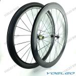 Hot Sale!! Cheap Carbon Wheels Clincher 50mm With Novatec Hubs 3K/12K/UD Weave Glossy/Matte 20H/24H Front and Rear Wheels CRBW50C