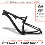 Lightcarbon HM036 29er full Suspension Mountain Bike chinese Carbon Bike Frame HM036