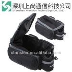 Multi-functional Bicycle Rear Seat Trunk Bag Shoulder Handbag Bag Pannier Black XT-BK1382