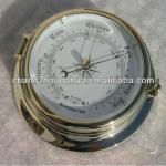 nautical barometer vessel marine brass copper aneroid barometer 180-65