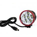 New ! Rd Cree XML T6 6 x Led 4800 LM Bicycle Headlight Flashlight Lamp 6400mah Battery FL04359