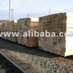 New untreated railway pine wood sleepers Type A1, A2, GOST 78-2004