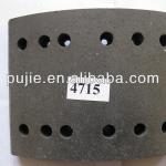 Non Asbestos Compact Brake Lining 4715 for Trucks