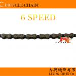 PYC chain P6001 - 1/2&quot;x3/32&quot;- 6 Speed Bicycle Chain P6001