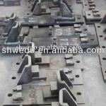 railway turnout tie plate with chair all kinds