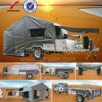 Simple hard floor camper trailer HFC05 car trailer China with 15&quot; tyre HFC05