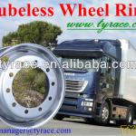 steel wheel rims 9.00*22.5 for heavy truck and trailer with DOT ECE TUV certificates 9.00X22.5