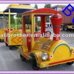 Theme Park Train Electric Trackless Train Tourist Train Kiddy Ride for sale AL1250