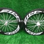 zipp 808 carbon fiber road bicycle 88mm wheels clincher/tubular wheelset&amp;POWERWAY R13 hub zipp carbon wheels 88mm601